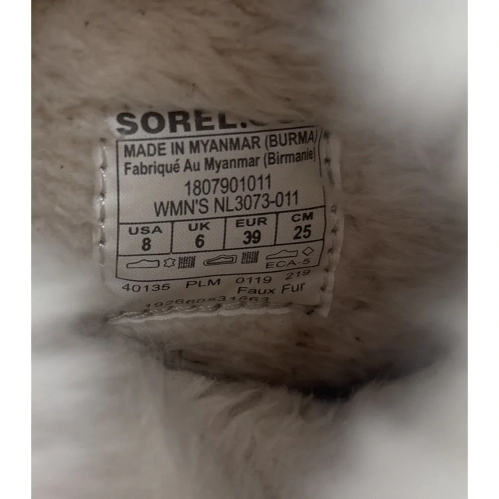 Women's Sorel Black‎ Suede Boots Size 8